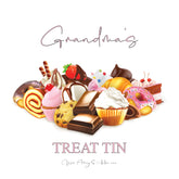Personalised Grandma's Treats Storage Tin Gift For Any Occasion Storage Tin ukgiftstoreonline