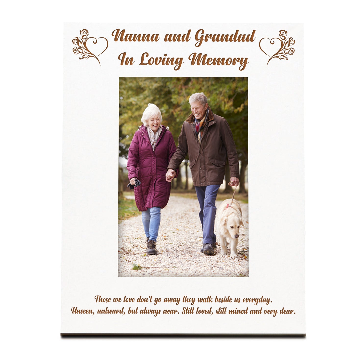 Nanna and Grandad Memorial Photo Frame In Loving Memory Photo Frame ukgiftstoreonline
