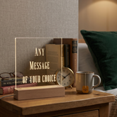 Personalised Led Lamp – Custom Engraved Lighting Gift | USB Powered Light Personalised Lights ukgiftstoreonline