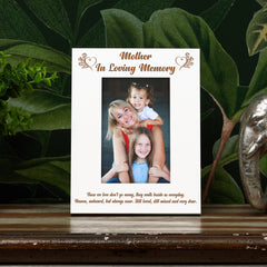 Mother Memorial Photo Frame In Loving Memory