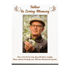 Father Memorial Photo Frame In Loving Memory