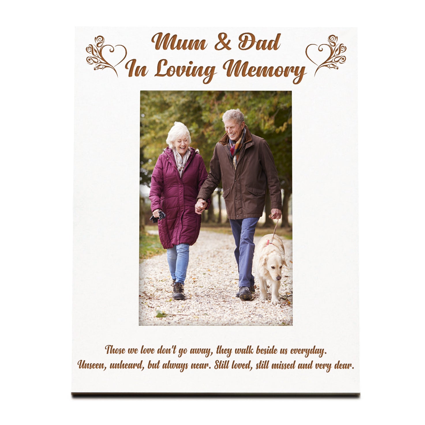 Mum and Dad Memorial Photo Frame In Loving Memory Photo Frame ukgiftstoreonline