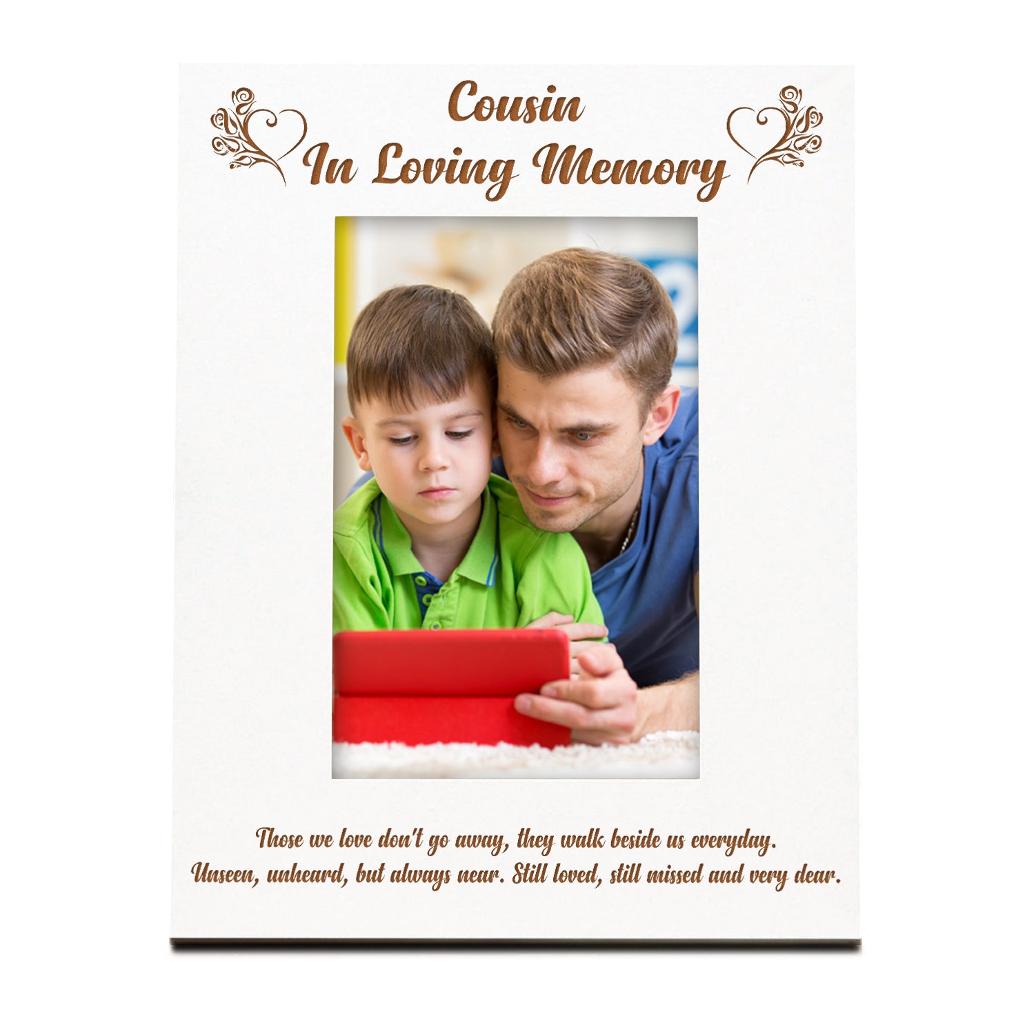 Cousin Memorial Photo Frame In Loving Memory Photo Frame ukgiftstoreonline