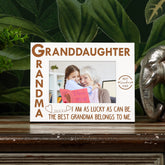 Grandma And Granddaughter White Wooden Photo Frame Gift Family Photo frame ukgiftstoreonline