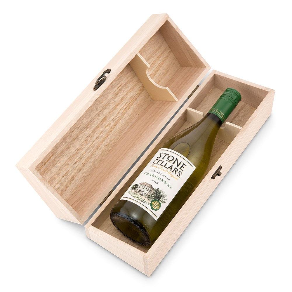 Personalised Wooden Wine or Champagne Box Fabulous 40th Birthday Gift