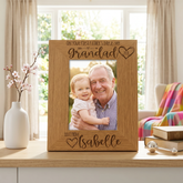 Personalised First Fathers Day as a Grandad Photo Frame Portrait Father's Day Photo Frame ukgiftstoreonline
