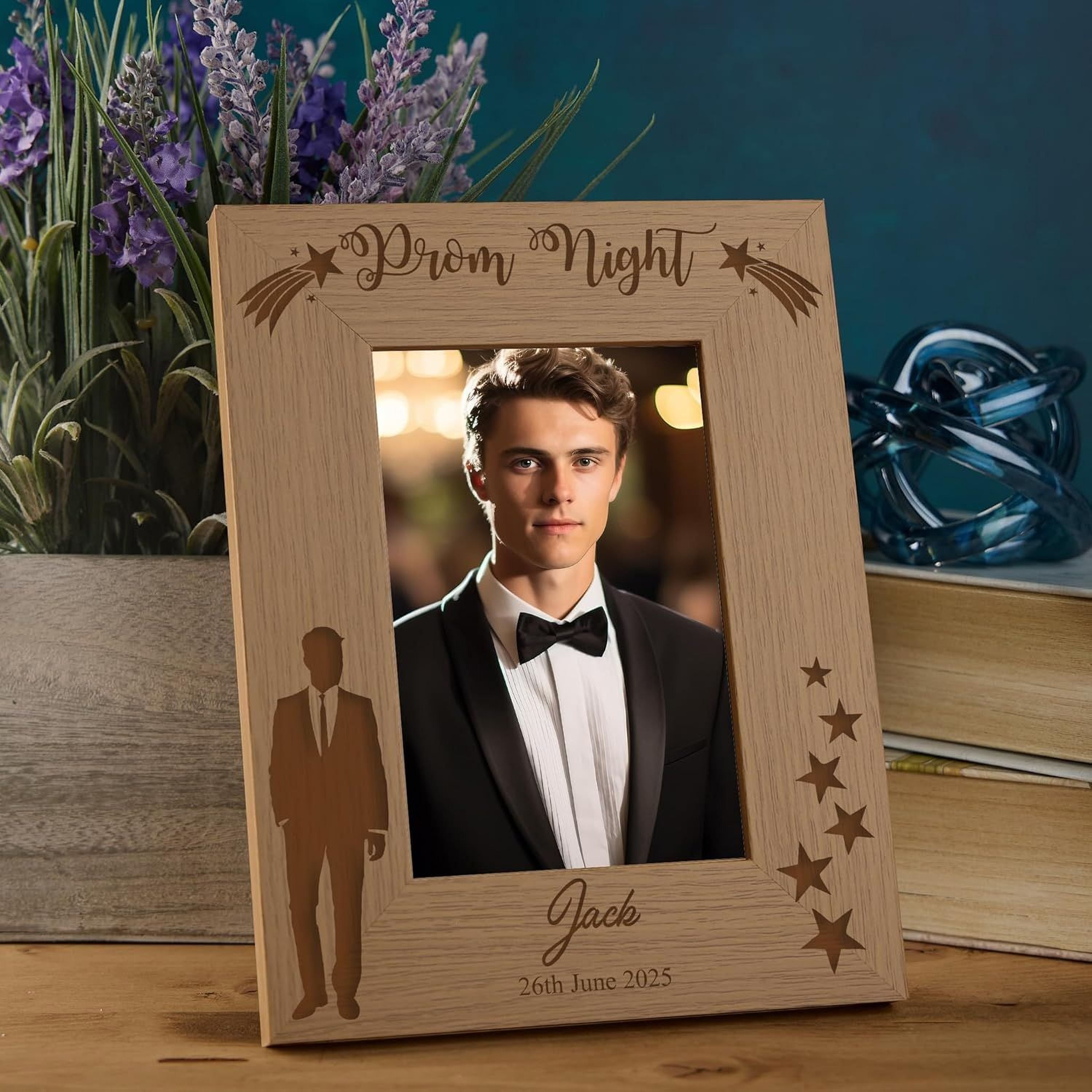 Personalised Prom Night Male Design Tuxedo Photo Frame Gift Photo Frame ukgiftstoreonline