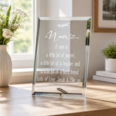 Personalised Nan Keepsake Gift Glass Plaque With Sentiment Personalised Plaque Sign ukgiftstoreonline