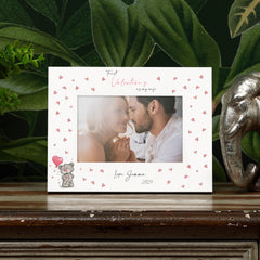 Personalised First Valentines as my wife Photo Picture Frame Gift