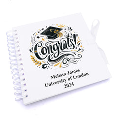Personalised Graduation Photo Album Scrapbook Congrats!