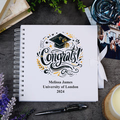 Personalised Graduation Photo Album Scrapbook Congrats!