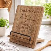 Personalised Mummy Recipe Book Or Tablet Stand For Kitchen Gift Photo Frame ukgiftstoreonline