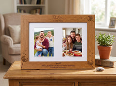Dad In Loving Memory Photo Frame Double 6x4 Inch Personalised Photo Frame ukgiftstoreonline