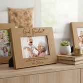 Personalised Great Grandma Wooden Engraved Photo Frame Gift Grandma Photo Frame ukgiftstoreonline