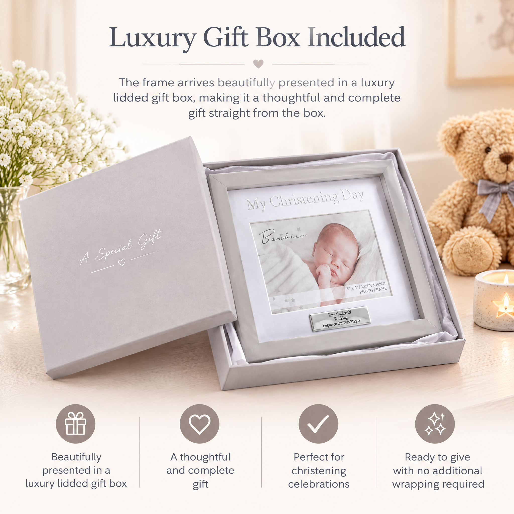 Personalised My Christening Day Photo Keepsake Frame Gift Photo Frame ukgiftstoreonline