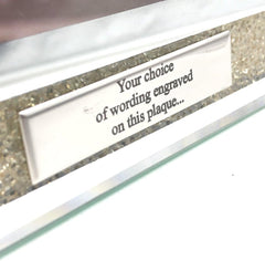 Personalised 50th Diamond Anniversary Crystal Border Photo Frame Gift Anniversary Photo Frame ukgiftstoreonline