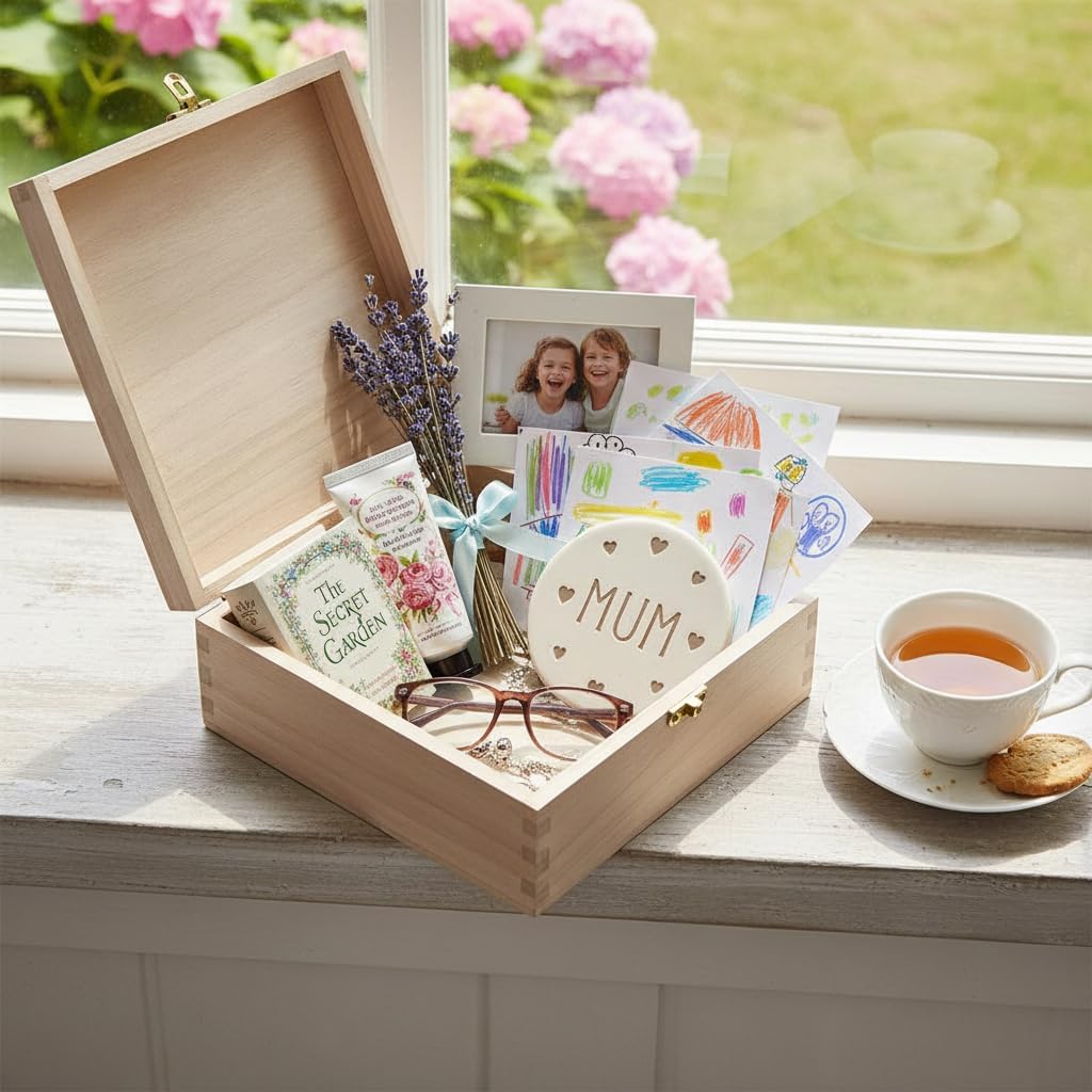 Personalised Gift For Mum Sentiment Engraved Wooden Keepsake Box Keepsake Boxes ukgiftstoreonline