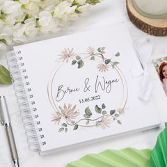 Personalised Wedding Scrapbook, Guest Book, Photo Album Wedding Couple
