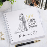Personalised 50th Anniversary Gift Scrapbook Photo Album Guest Book