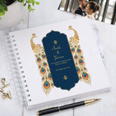 Personalised Indian Themed Wedding Scrapbook Photo Album Guest Book