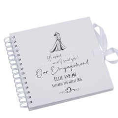 Personalised He Asked I Said Yes Our Engagement Scrapbook Photo album