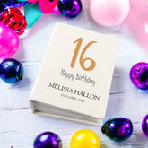 Personalised 16th Birthday Photo Album With Sleeves 100 x 6x4 Capacity