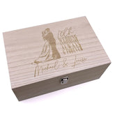10th Wedding Anniversary Gift Personalised Wooden Memory Keepsake Box