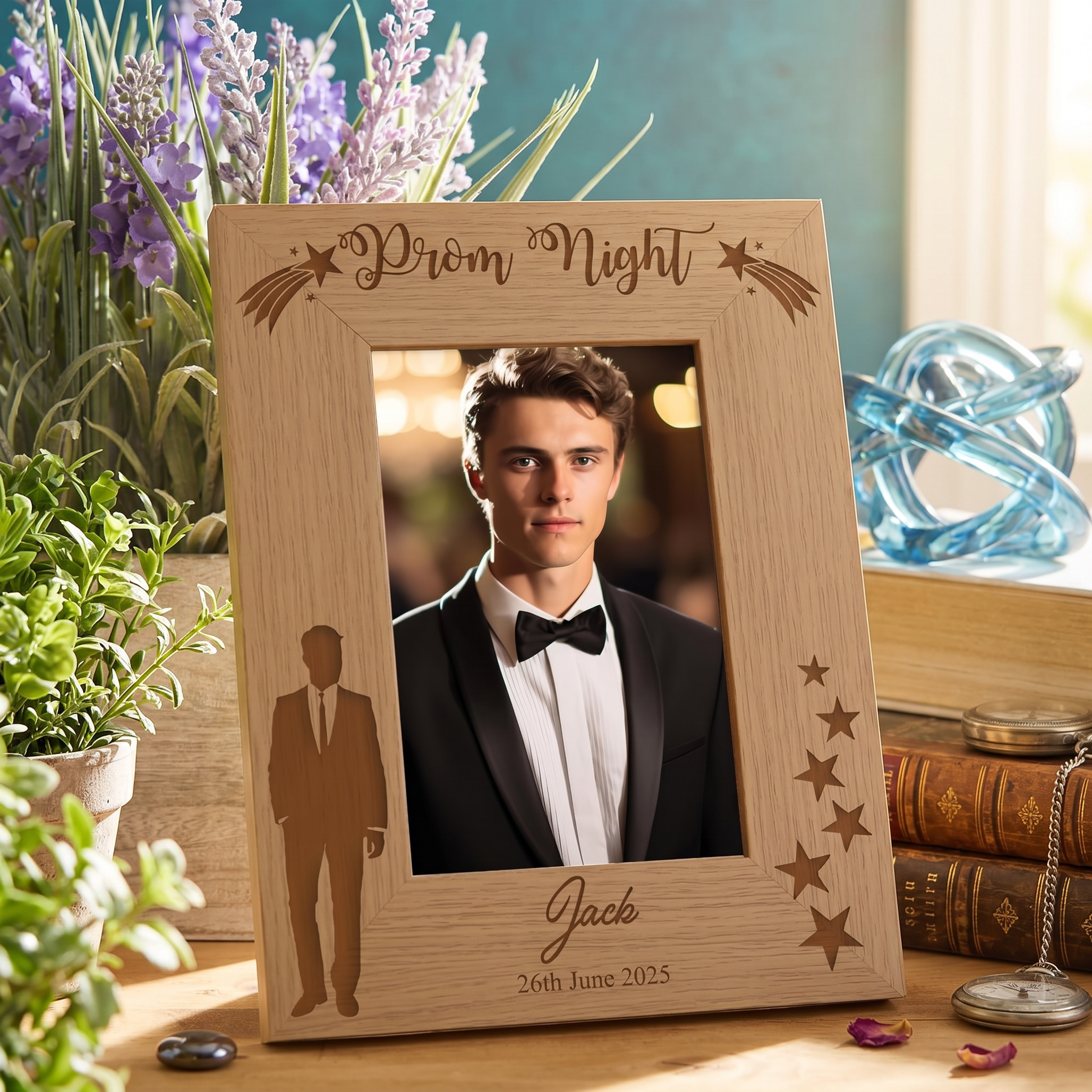 Personalised Prom Night Male Design Tuxedo Photo Frame Gift Photo Frame ukgiftstoreonline