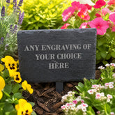 Personalised Slate Plant Marker Garden or Pot Plaque Any Engraving Personalised Garden Stone Slate ukgiftstoreonline