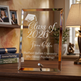 Personalised Graduation congratulations Design Glass Plaque Memory Keepsake Personalised Plaque Sign ukgiftstoreonline