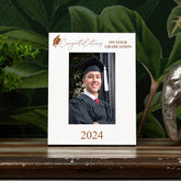 Graduation 2024 Engraved White Wooden Photo Frame Gift