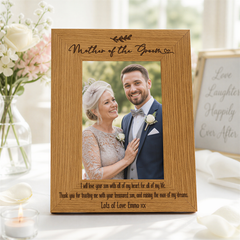 Personalised Mother Of The Groom Wedding Photo Picture Frame Portrait Photo Frame ukgiftstoreonline