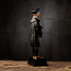 Personalised Male Resin Black & Gold Graduation Figurine Gift