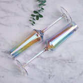 Personalised 50th Birthday Iridescent Champagne Prosecco Glass Gift champagne glass ukgiftstoreonline