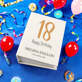 Personalised 18th Birthday Photo Album With Sleeves 100 x 6x4 Capacity