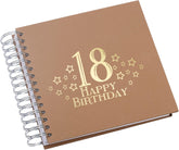 Wholesale Trade Pack of 10 - 18th Birthday Scrapbooks Birthday Photo Album ukgiftstoreonline Brown