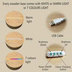 Personalised Gifts for First Holy Communion Day Photo Frames Picture Light-Up Gift Ideas For Boys and Girls