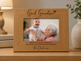 Personalised Great Grandma Wooden Engraved Photo Frame Gift Grandma Photo Frame ukgiftstoreonline