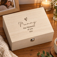Personalised Keepsake Box | Wooden Engraved | 30cm or 17cm Sizes | Any Title | Any Sentiment ukgiftstoreonline