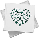 80th Birthday White Photo Album Gift With Butterflies 50 x 6x4 Photos Pack of 5 Wholesale Trade photo album ukgiftstoreonline