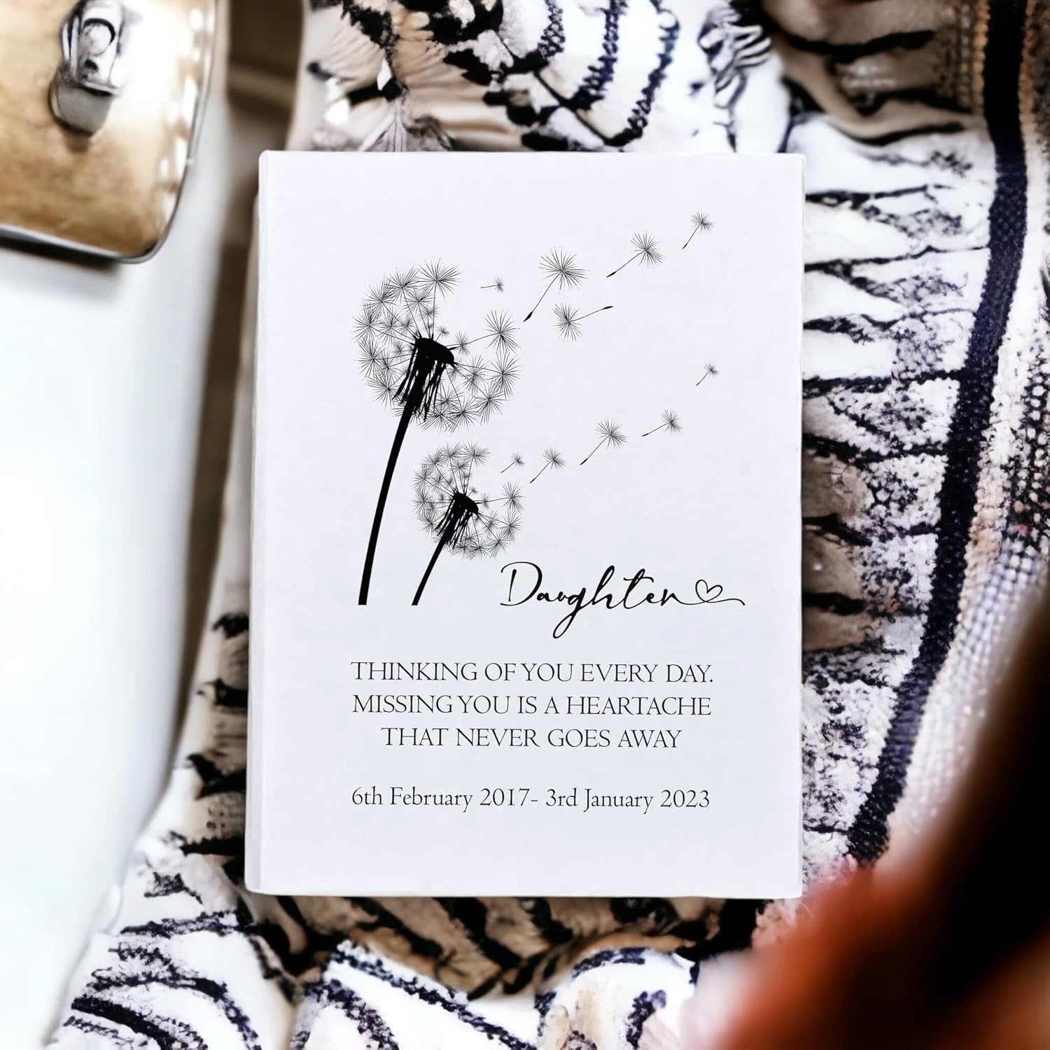 Personalised Daughter Remembrance With Dandelions 100 x 6"x4" Photo Album Personalised Photo Album ukgiftstoreonline