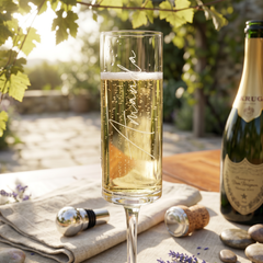 Modern & Elegant Personalised Tall Champagne Prosecco Glass Any Name Champagne Glasses ukgiftstoreonline