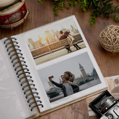 Personalised Large Engraved Wooden Adventures Photo Album Gift Adventures Photo Album ukgiftstoreonline