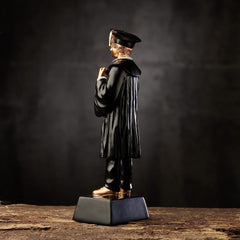 Personalised Male Resin Black & Gold Graduation Figurine Gift