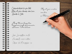 Personalised Wedding Guest Book Memory Book Photo Album Green Clover Heart