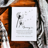 Personalised Granny Remembrance With Dandelions 100 x 6"x4" Photo Album
