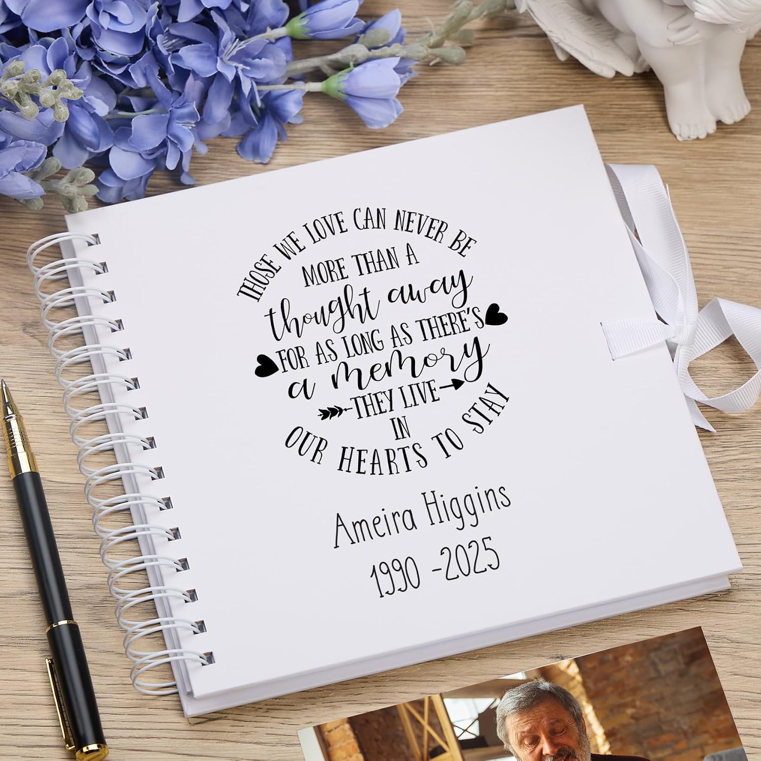 Personalised Those we love memorial remembrance Scrapbook Photo Album Scrapbook ukgiftstoreonline