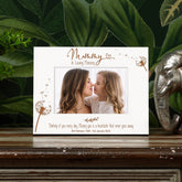 Mummy Remembrance White Photo Frame Personalised Landscape With Dandelions