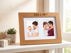 Dad and Me Photo Picture Frame Double 6x4 Inch Photo Frame ukgiftstoreonline