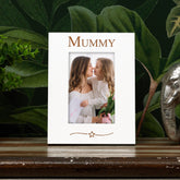 Mummy Engraved White Wooden 6x4 Portrait Picture Photo Frame
